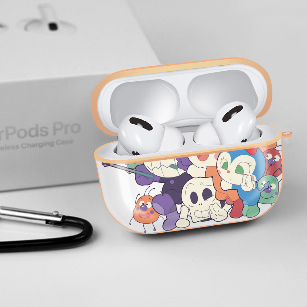 アンパンマン Anpanman 【AirPods Pro用】ハードシェル保護ケース｜耐衝撃・防指紋・カラビナ付き商品仕様