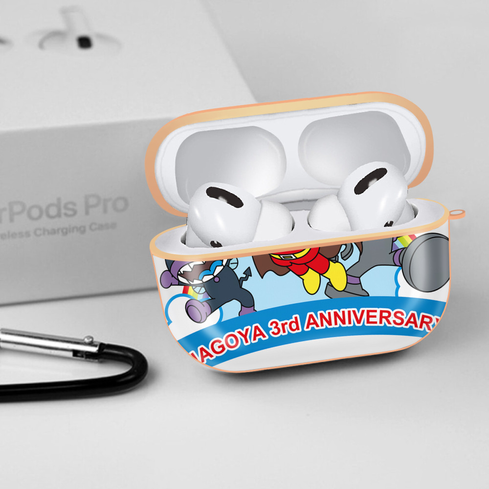 アンパンマン Anpanman 【AirPods Pro用】ハードシェル保護ケース｜耐衝撃・防指紋・カラビナ付き商品仕様