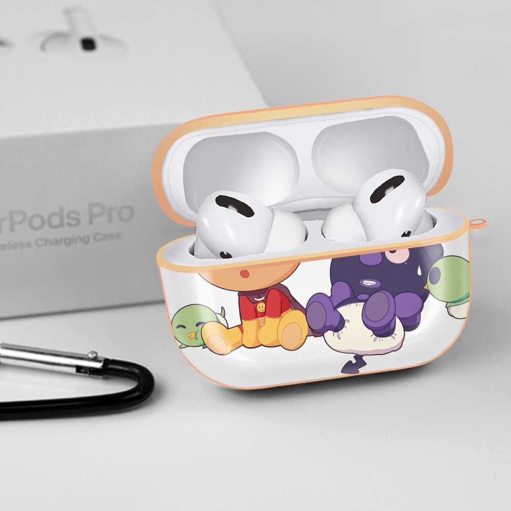 アンパンマン Anpanman 【AirPods Pro用】ハードシェル保護ケース｜耐衝撃・防指紋・カラビナ付き商品仕様