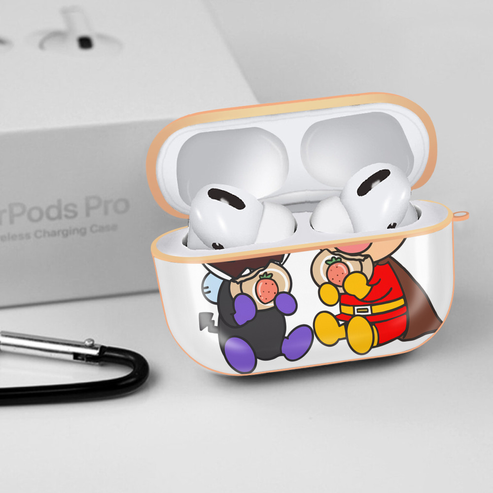 アンパンマン Anpanman 【AirPods Pro用】ハードシェル保護ケース｜耐衝撃・防指紋・カラビナ付き商品仕様