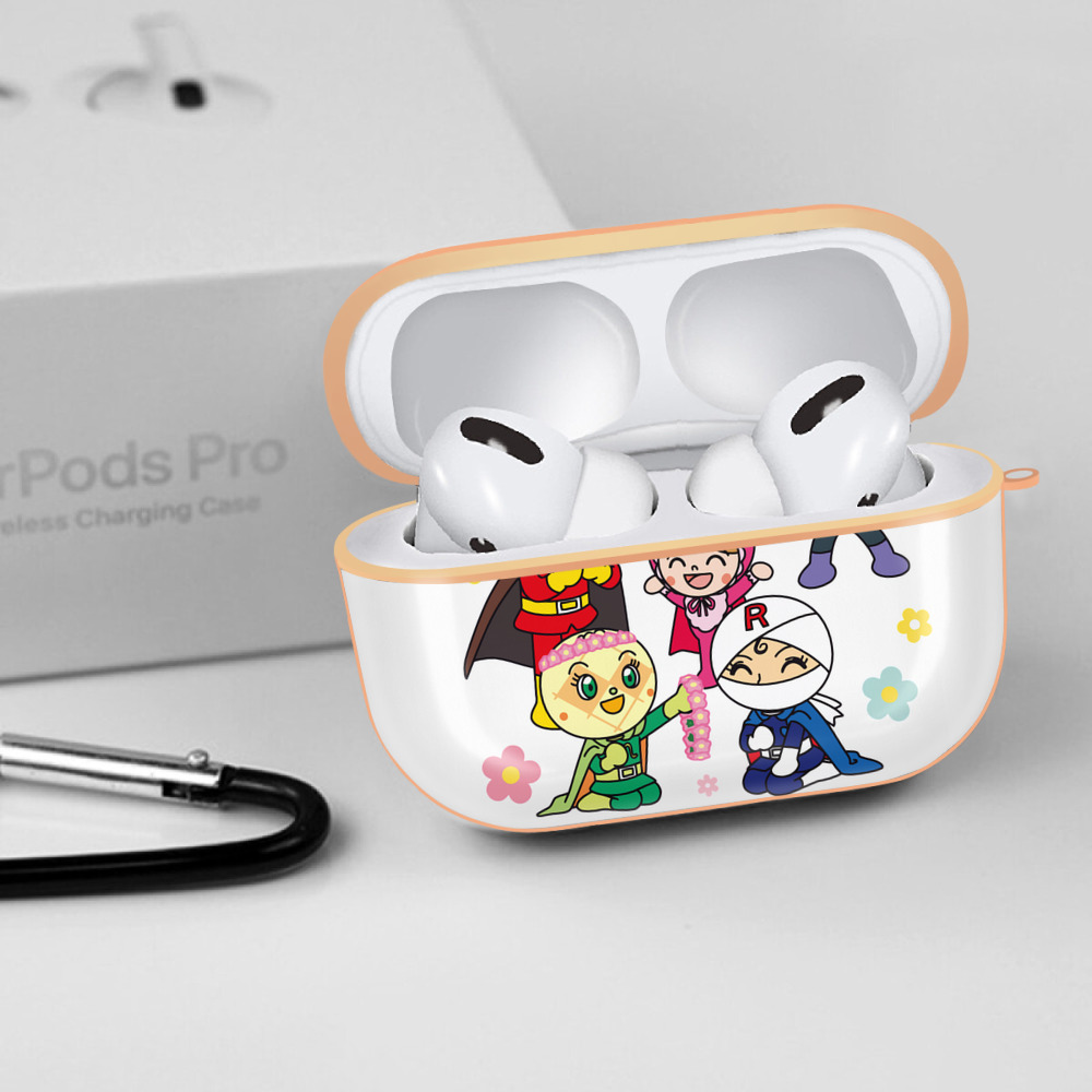 アンパンマン Anpanman 【AirPods Pro用】ハードシェル保護ケース｜耐衝撃・防指紋・カラビナ付き商品仕様