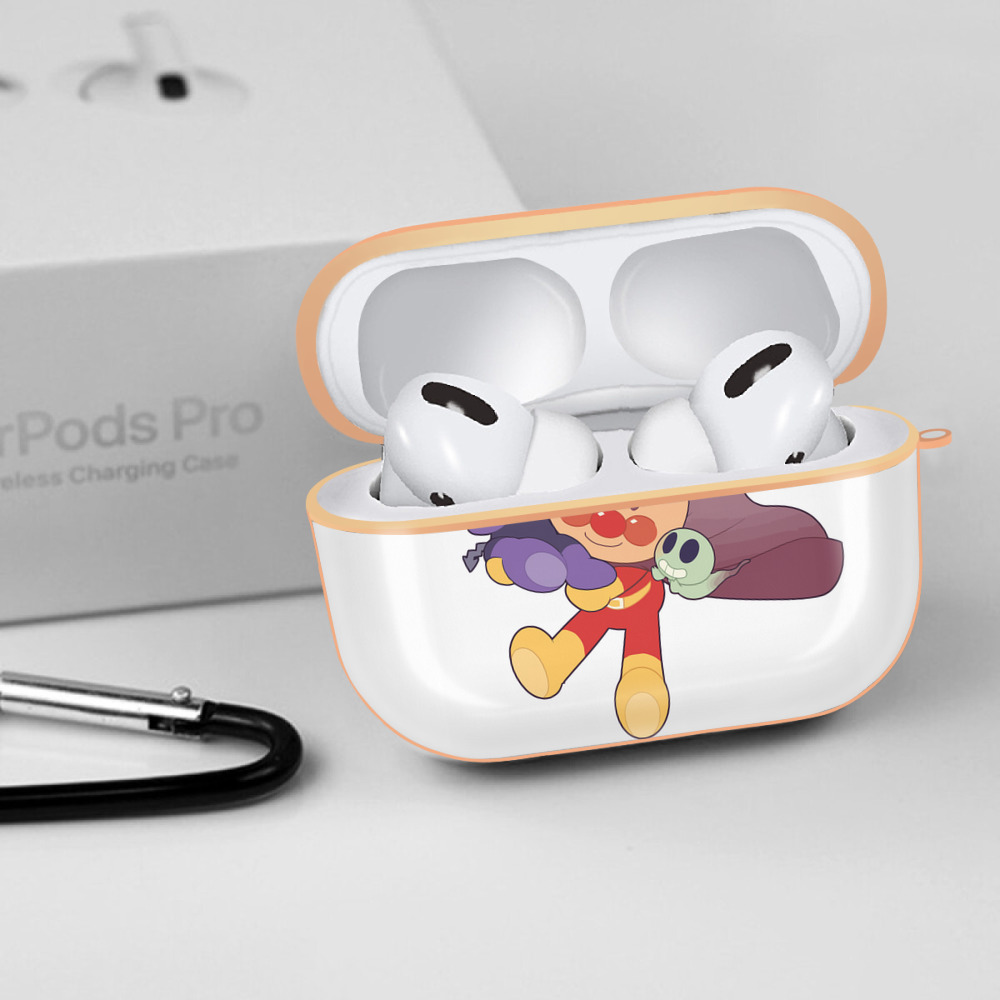 アンパンマン Anpanman 【AirPods Pro用】ハードシェル保護ケース｜耐衝撃・防指紋・カラビナ付き商品仕様