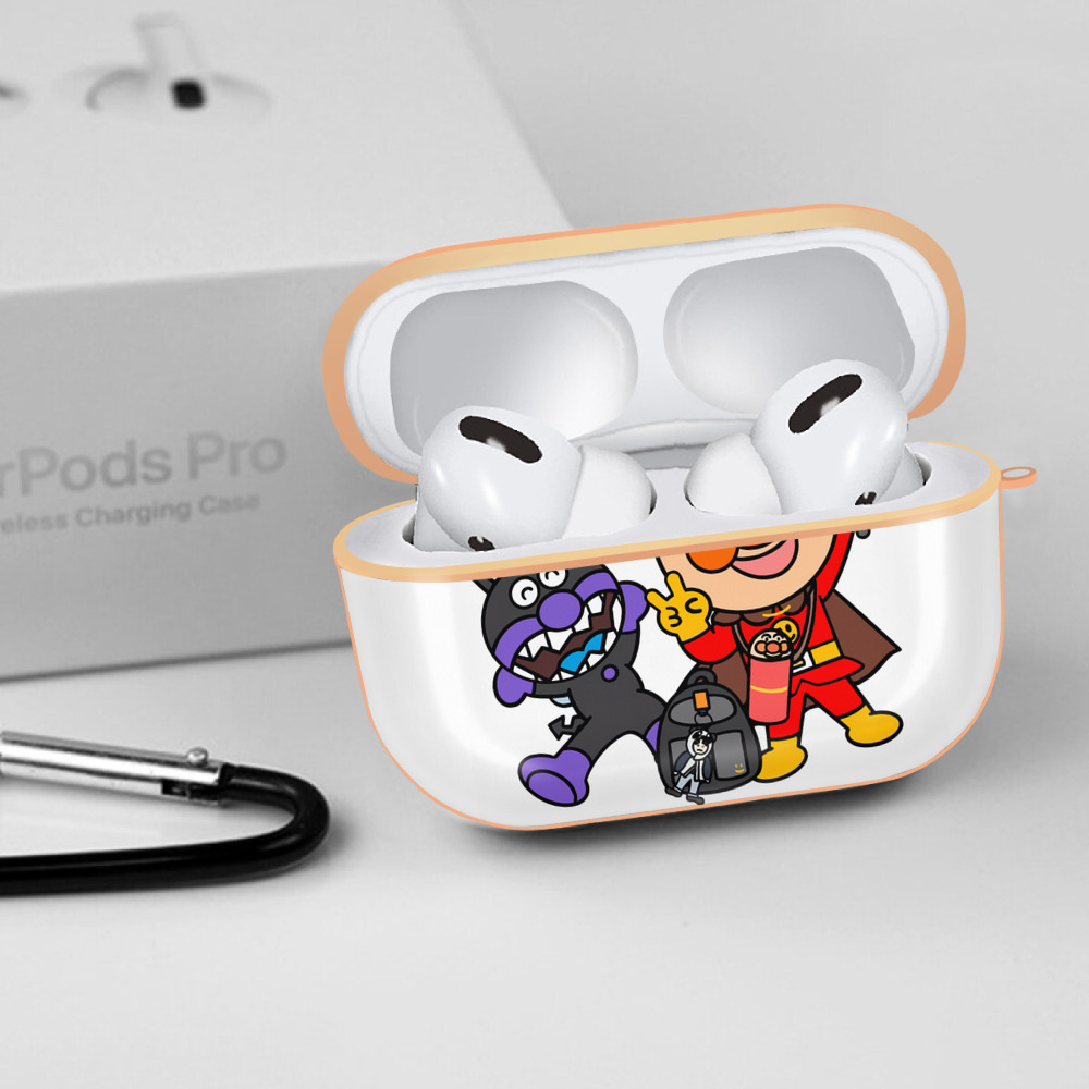 アンパンマン Anpanman 【AirPods Pro用】ハードシェル保護ケース｜耐衝撃・防指紋・カラビナ付き商品仕様