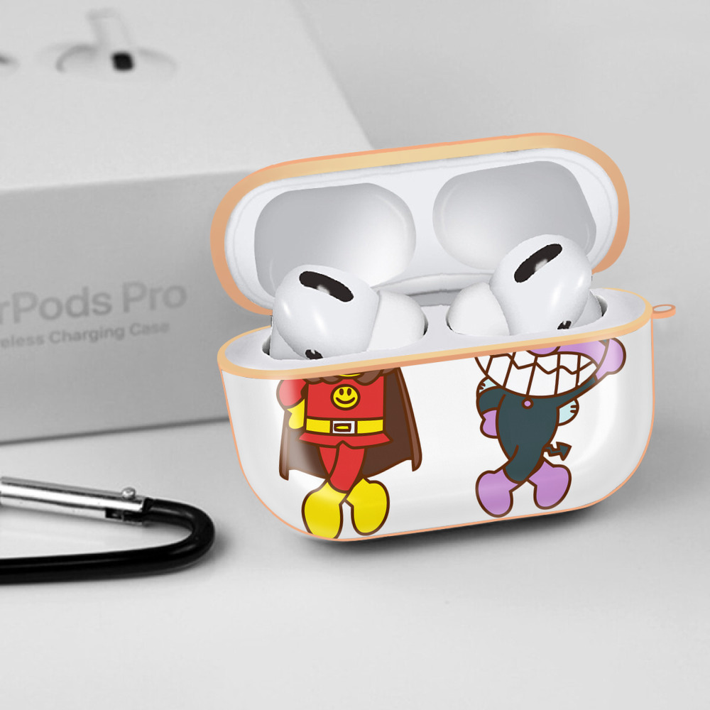 アンパンマン Anpanman 【AirPods Pro用】ハードシェル保護ケース｜耐衝撃・防指紋・カラビナ付き商品仕様