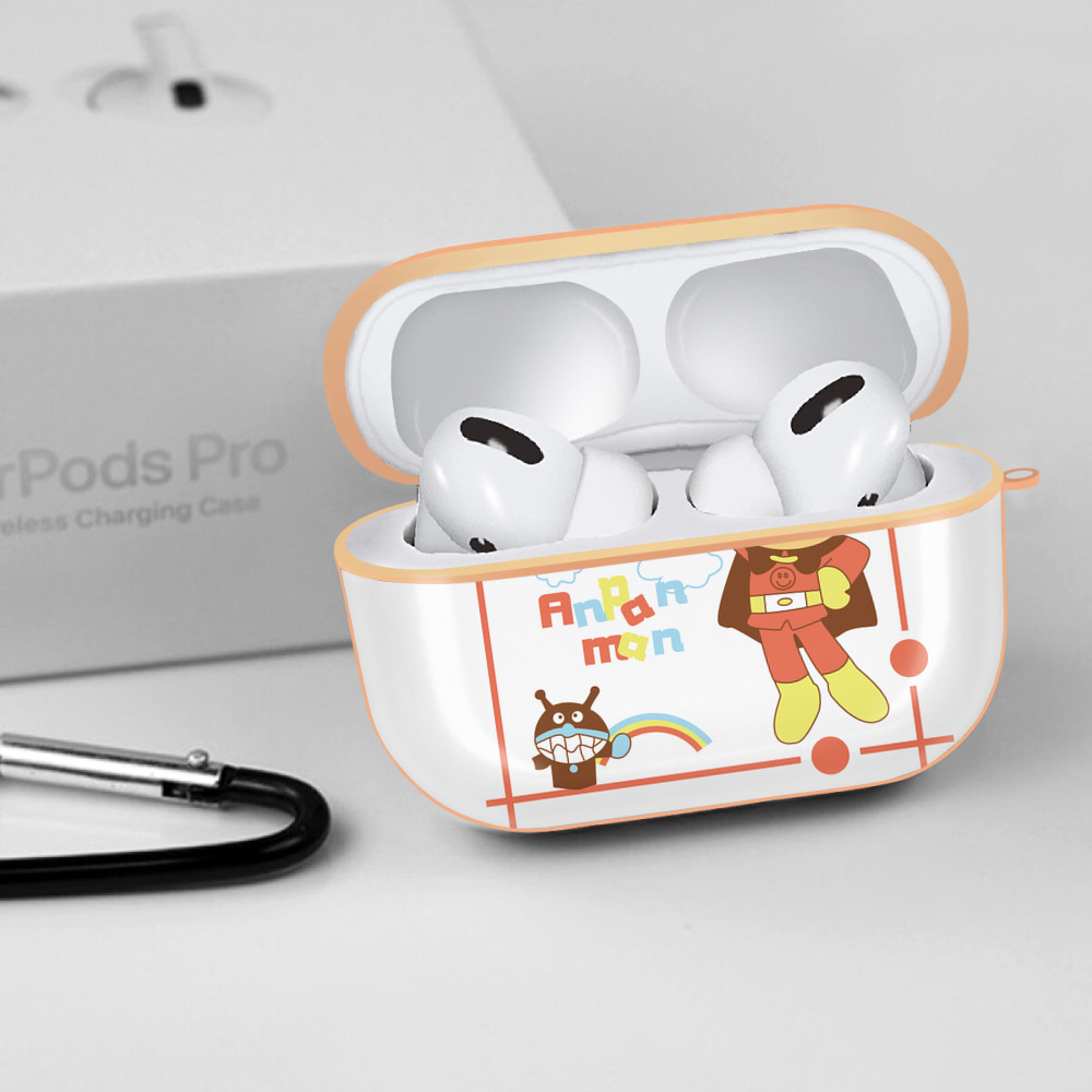 アンパンマン Anpanman 【AirPods Pro用】ハードシェル保護ケース｜耐衝撃・防指紋・カラビナ付き商品仕様