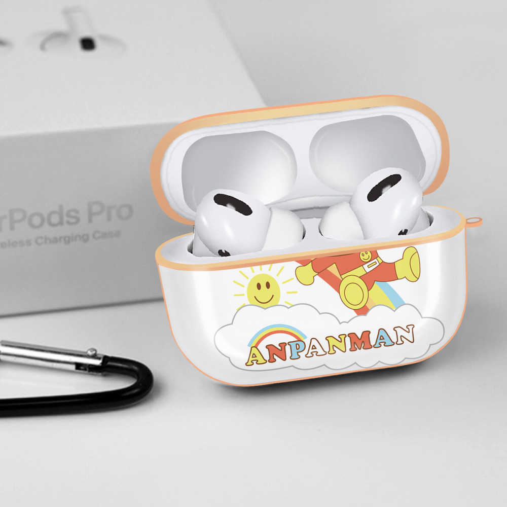 アンパンマン Anpanman 【AirPods Pro用】ハードシェル保護ケース｜耐衝撃・防指紋・カラビナ付き商品仕様