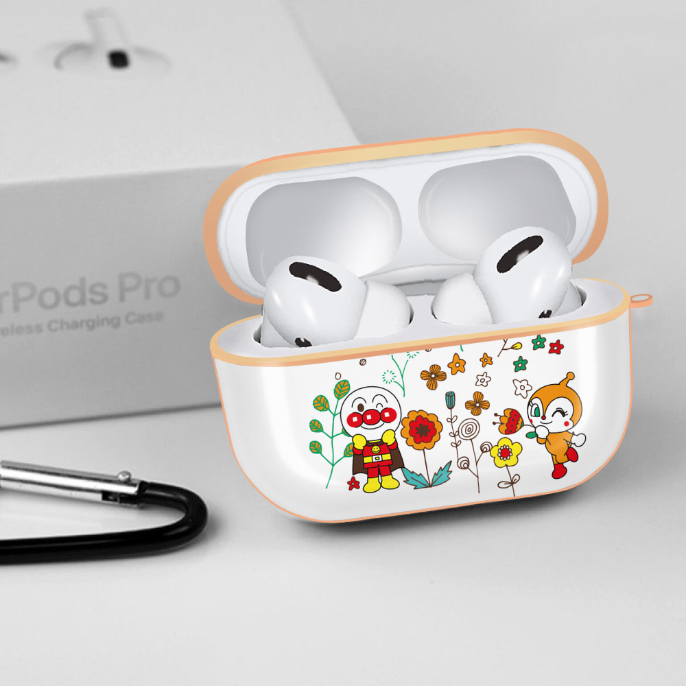 アンパンマン Anpanman 【AirPods Pro用】ハードシェル保護ケース｜耐衝撃・防指紋・カラビナ付き商品仕様